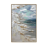 Gilded Aspen Forest Abstract Painting