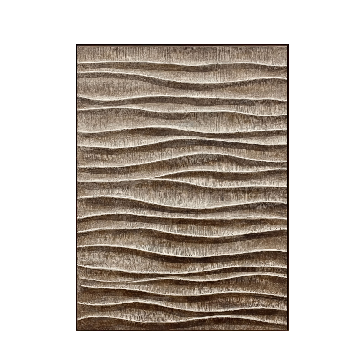 Textured Sand Wave – Neutral Abstract Wall Art