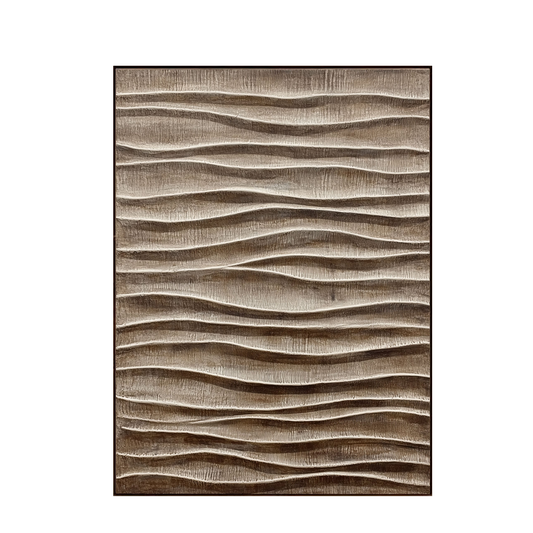 Textured Sand Wave – Neutral Abstract Wall Art