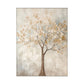 Gentle Light Ivory Tree Abstract Painting