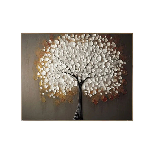 Ivory Canopy Serenity Abstract Painting