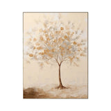 Quiet Bloom Ivory Tree Painting