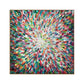 Radiant Burst Color Abstract Painting