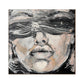 Midnight Whisper Monochrome Portrait Painting