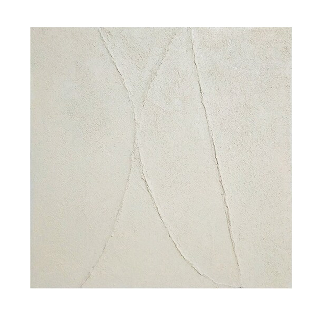 Gentle Trace Ivory Minimal Painting