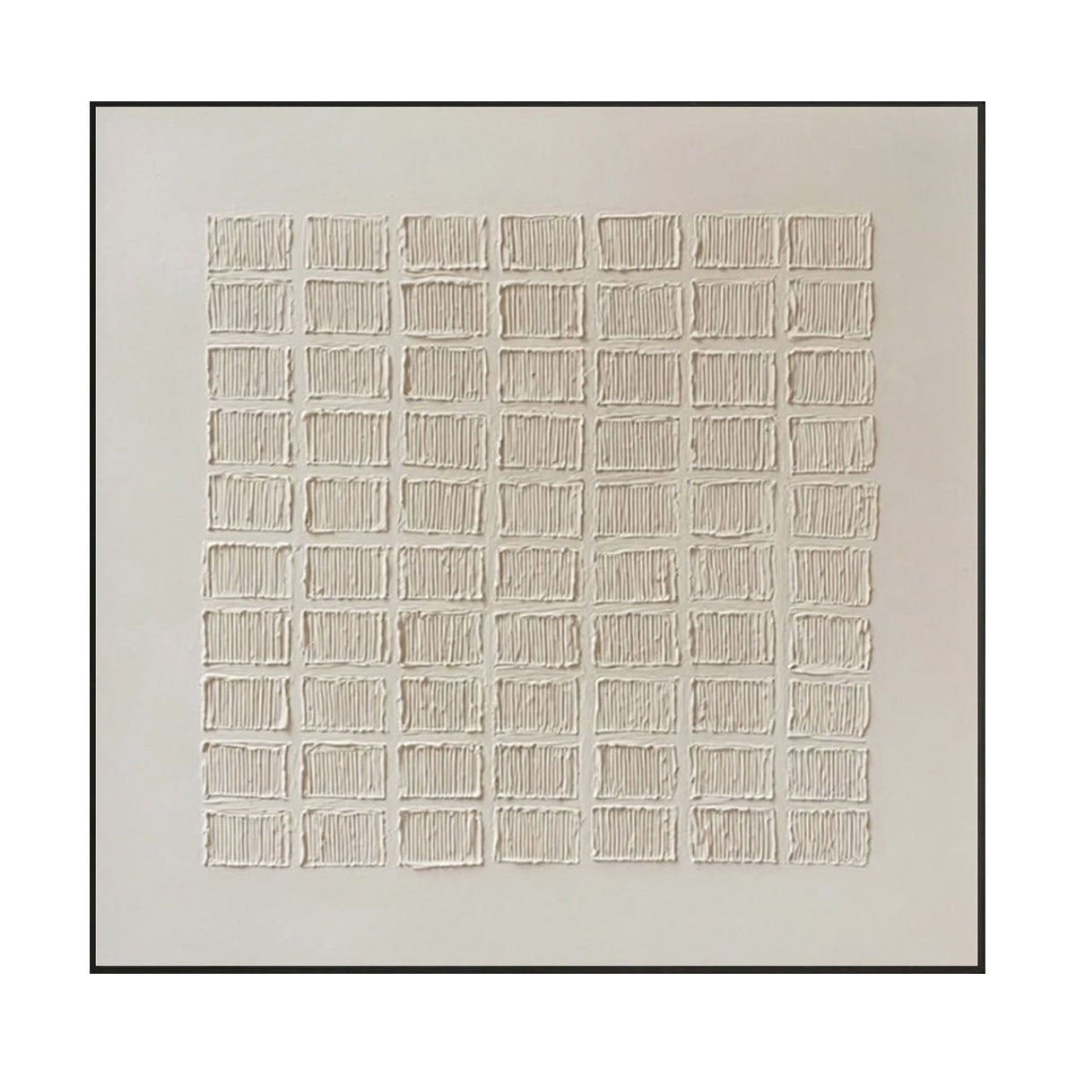 Calm Ledger Minimal Relief Painting