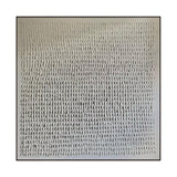 Silent Rhythm White Abstract Painting