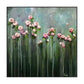 Mistfall Blush Rose Abstract Painting