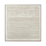Ivory Rhythm Minimal Texture Painting