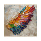Radiant Wing Colorful Abstract Painting