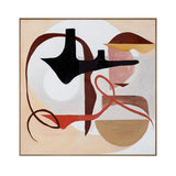 Saffron Loop Modern Abstract Painting