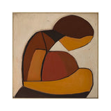 Cocoon Glow Ochre Figurative Painting