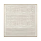 Ivory Grid Harmony Minimal Painting