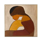 Quiet Embrace Earth-Tone Figurative Painting