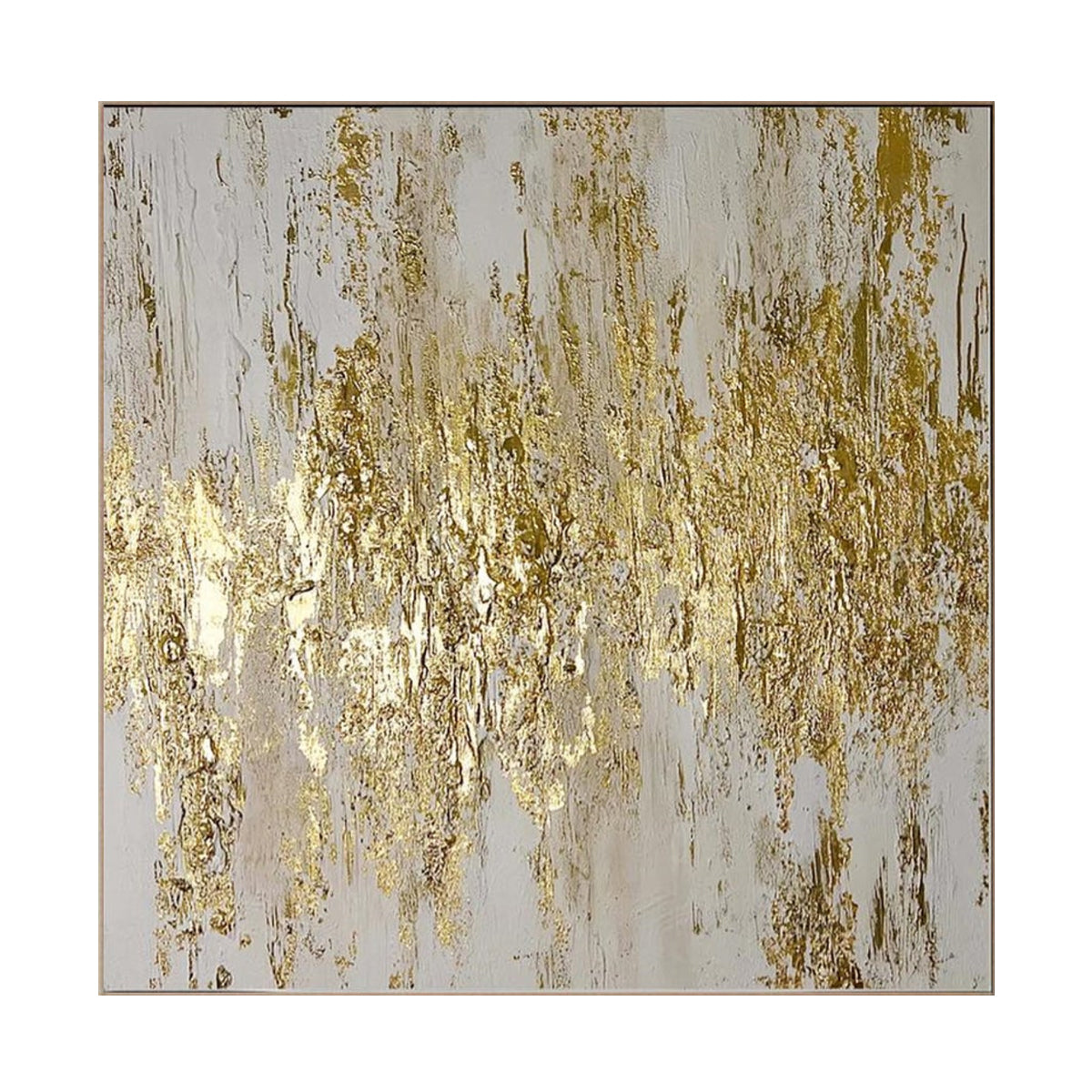 Gilded Silence Abstract Painting