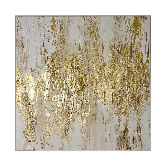 Gilded Silence Abstract Painting