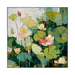 Gentle Lotus Garden Abstract Painting