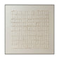 Silent Rhythm Grid Textured Painting