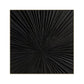 Midnight Radiance Black Textured Painting