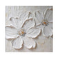 Ivory Petal Whisper Floral Abstract Painting