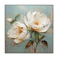 Ivory Bloom Serenity Abstract Painting