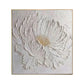Ivory Bloom Relief Abstract Painting