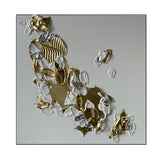 Golden Drift Luxe Abstract Painting