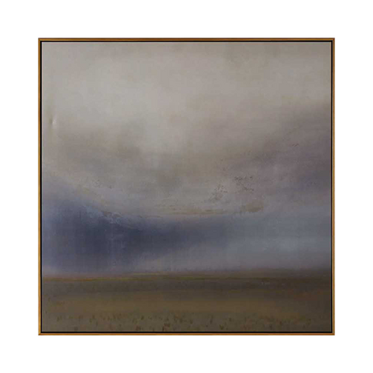 Misty Horizon Soft Gradient Canvas Art