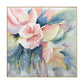 Blush Serenity Floral Abstract Painting