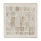 Linen Grid Ivory Texture Painting