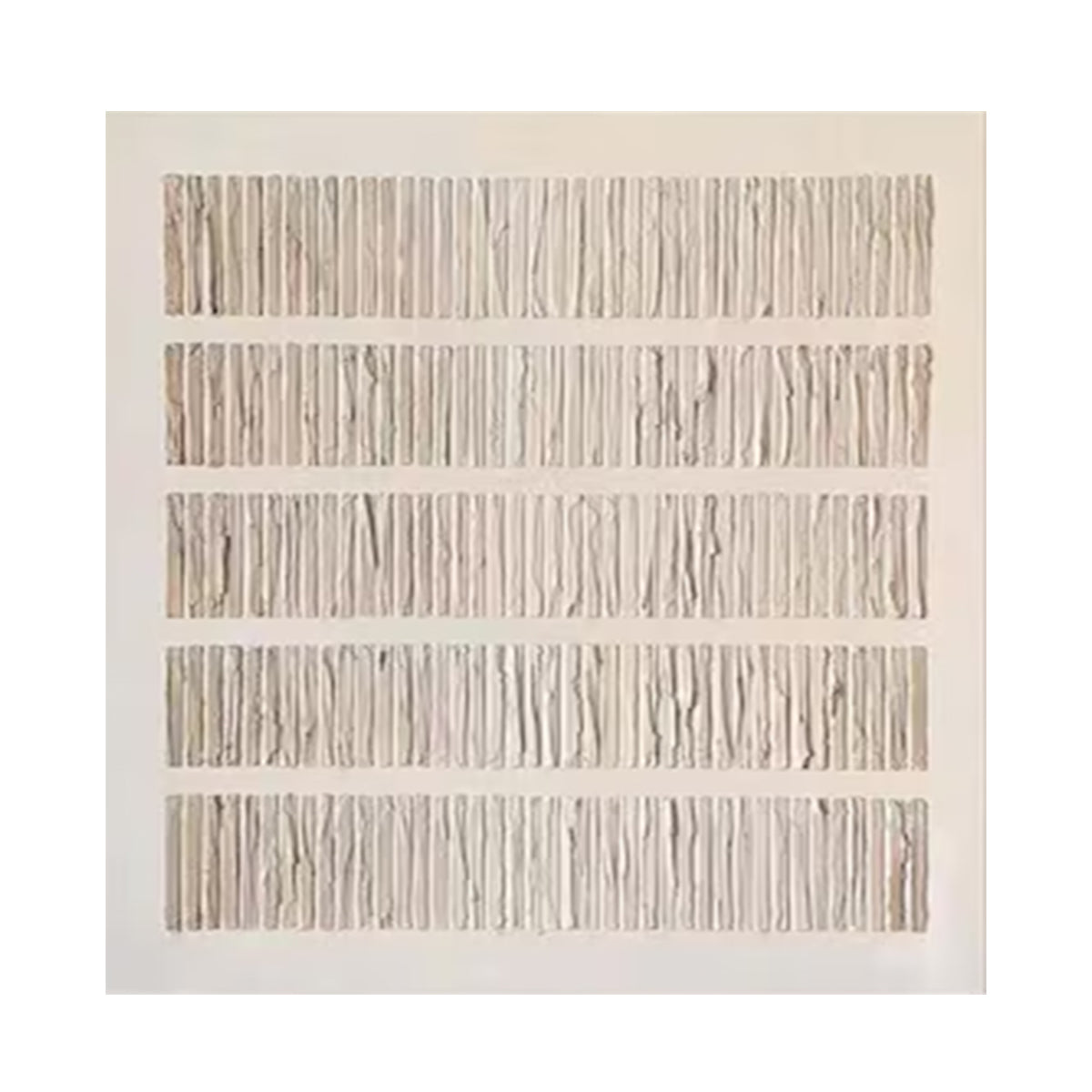 Quiet Rhythm Linear Abstract Painting