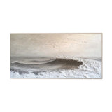 Quiet Tide Neutral Seascape Painting