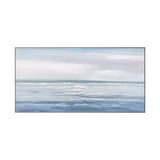 Silent Horizon Blue Seascape Painting