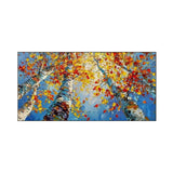 Skyward Autumn Whisper Abstract Painting