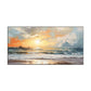 Golden Tide Sunrise Seascape Painting