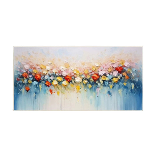 Soft Horizon Bloom Abstract Painting