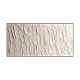 Ivory Rhythm Textured Abstract Painting
