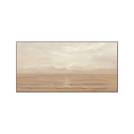 Soft Dune Calm Neutral Abstract Painting