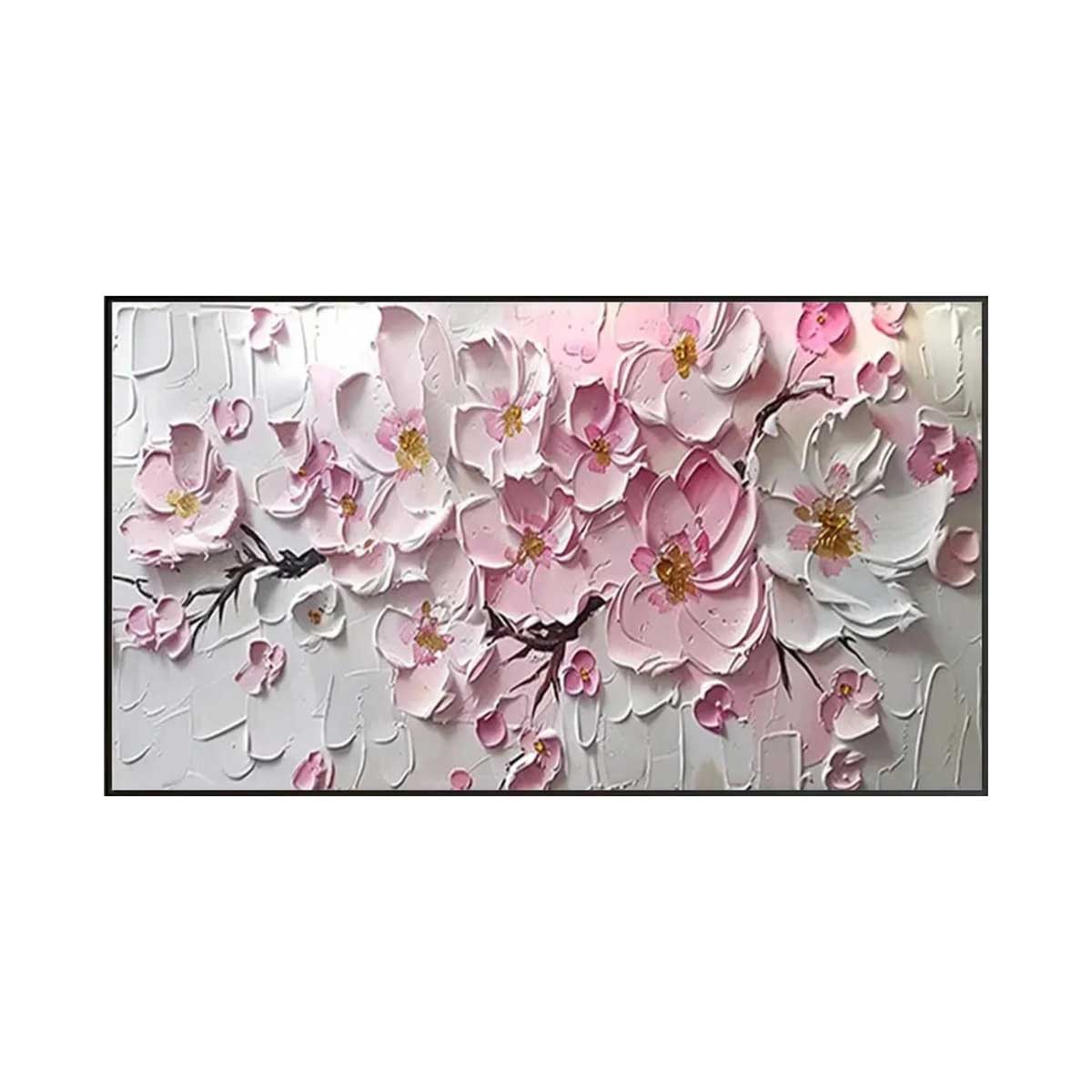 Soft Sakura Blush Floral Painting