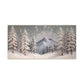 Winter Crest Snowy Forest Painting