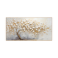 Golden Blossom Tree Impasto Canvas Art