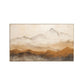 Golden Mist Mountain Textured Painting