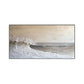 Soft Crest Neutral Wave Abstract Painting