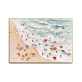 Sun-Kissed Beach-Fun Texture Painting