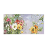 Spring Sunshine Bloom – Textured Floral Painting