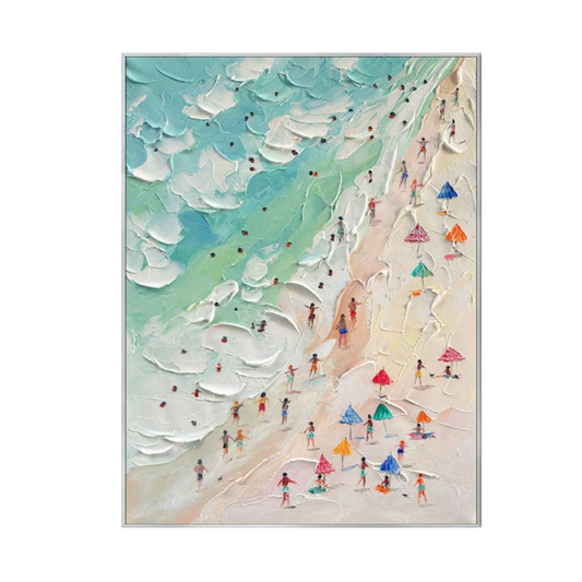 Azure Breeze-Beach Landscape Painting