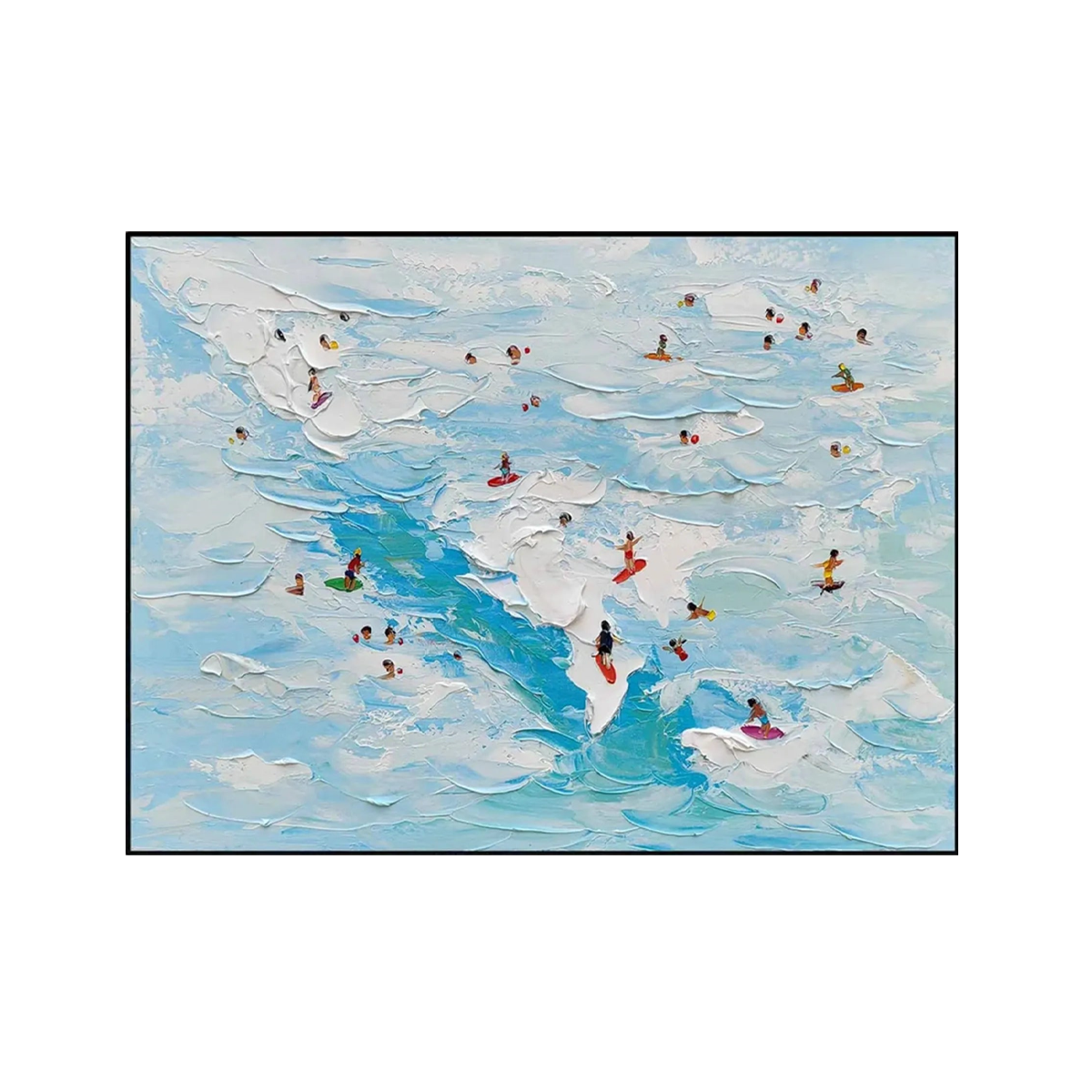 Surf Splash-Active Ocean Painting