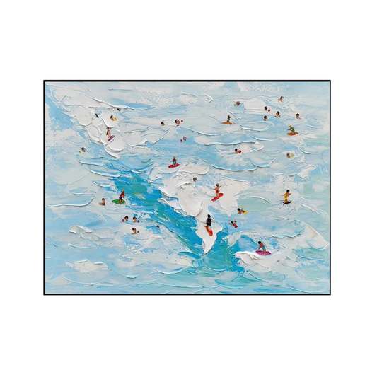 Surf Splash-Active Ocean Painting