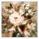 Ivory Bloom Poetic Abstract Painting