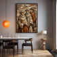 Cultural Quartet – Earth Tone Textured Figurative Painting